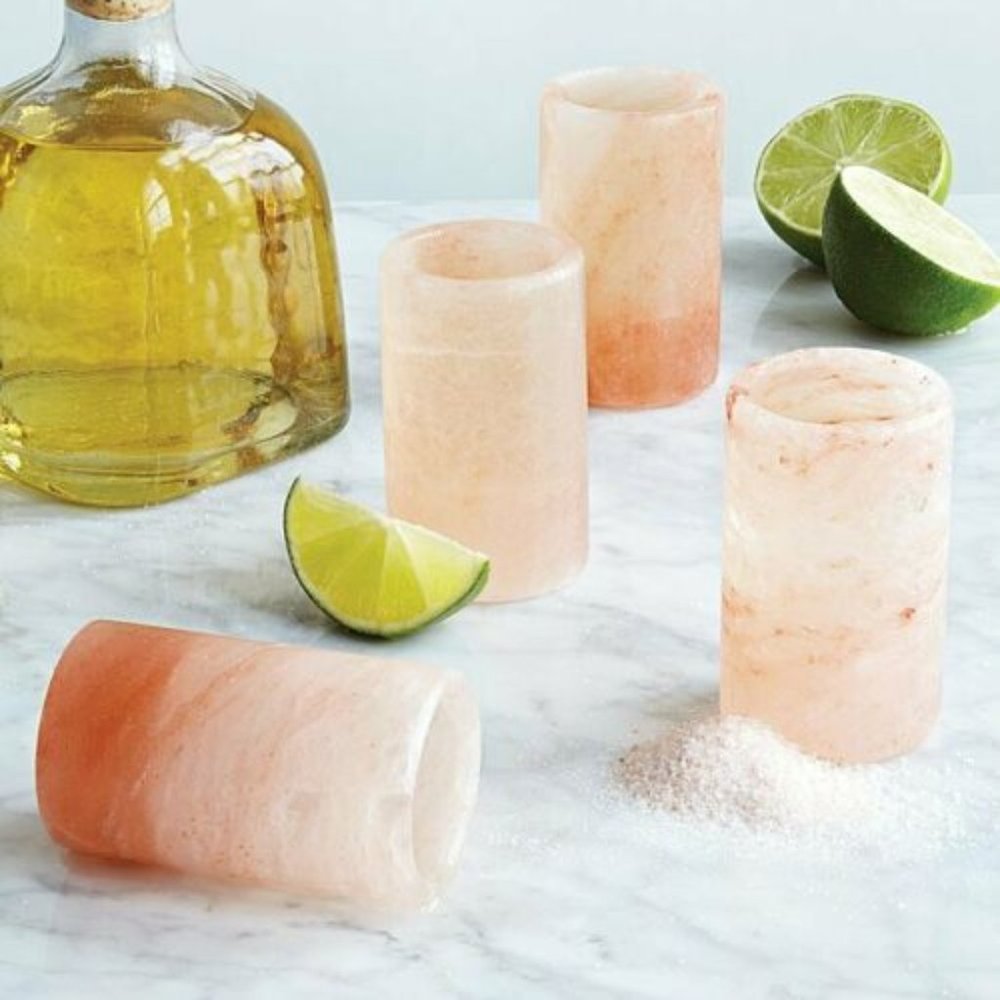 Himalayan Salt Shot Glasses - Set of 4